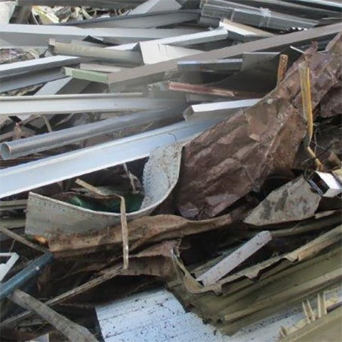 scrap metal recycling light gauge steel